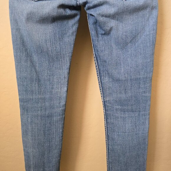Hudson Collin Flap Skinny Crop Denim Jeans in Adventure Blue - Picture 8 of 15